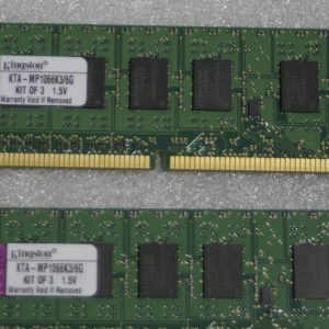 Mac Pro 4,1 2009 6GB (3x 2GB) PC3-8500  Kingston Memory Kit RAM A1289