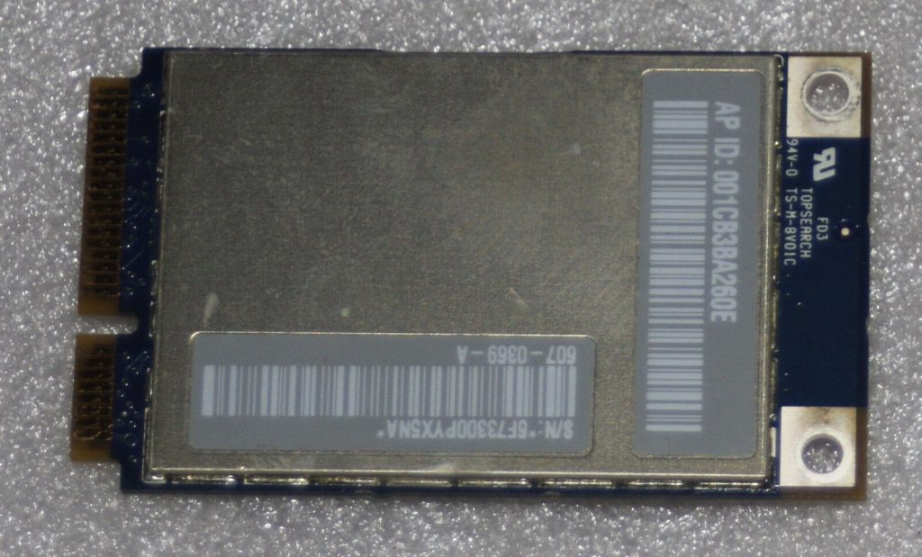 MacBook 13 MacBook Pro 15" 17" 2006 2007 Airport Card 020-5341 A1181 A1212 A1229