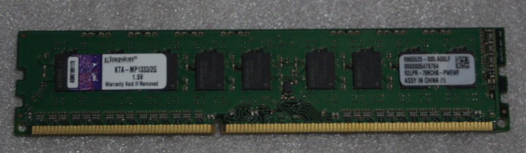 Mac Pro 4,1 2009 2010 2012 2GB PC3-10600  Kingston Memory  RAM A1289