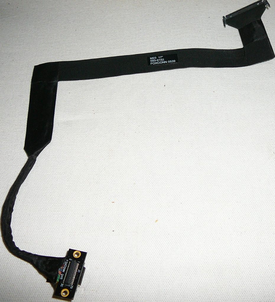 iMac G5 iSight 1.9GHz 17" Display Data LVDS Cable 593-0152 A1144