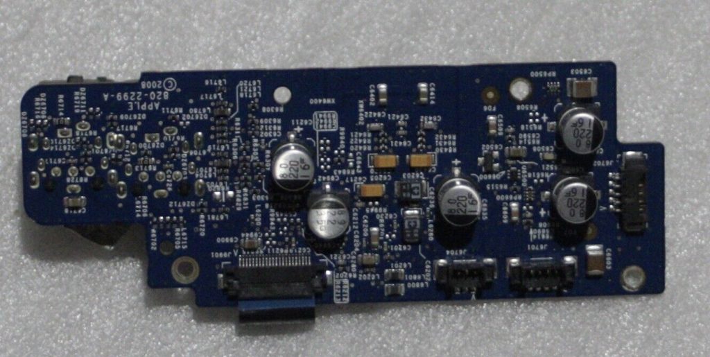 iMac 20" 24" 2008 Audio Board + Flex Cable A1224 A1225 820-2299